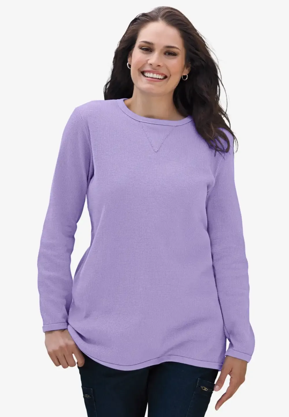 Waffle Thermal Sweatshirt