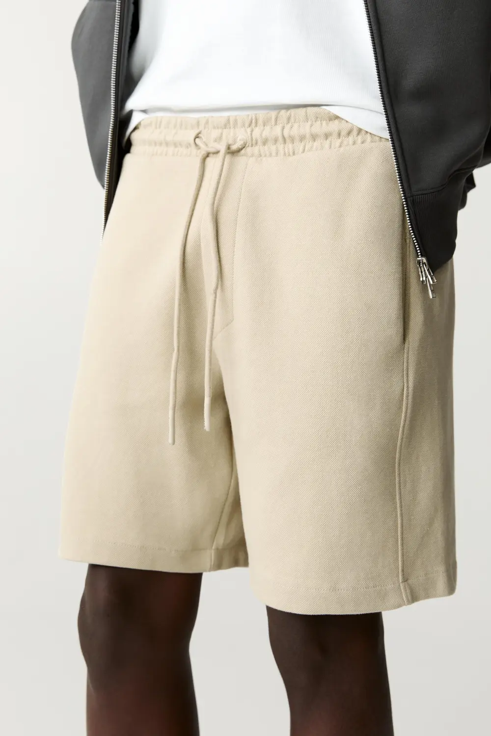 Piqué Bermuda sweatpant shorts