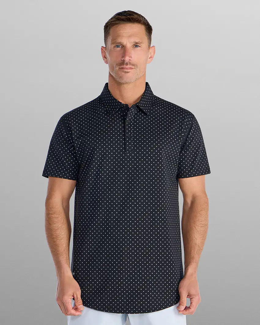 Drop-Cut: Lux Dotted Polo