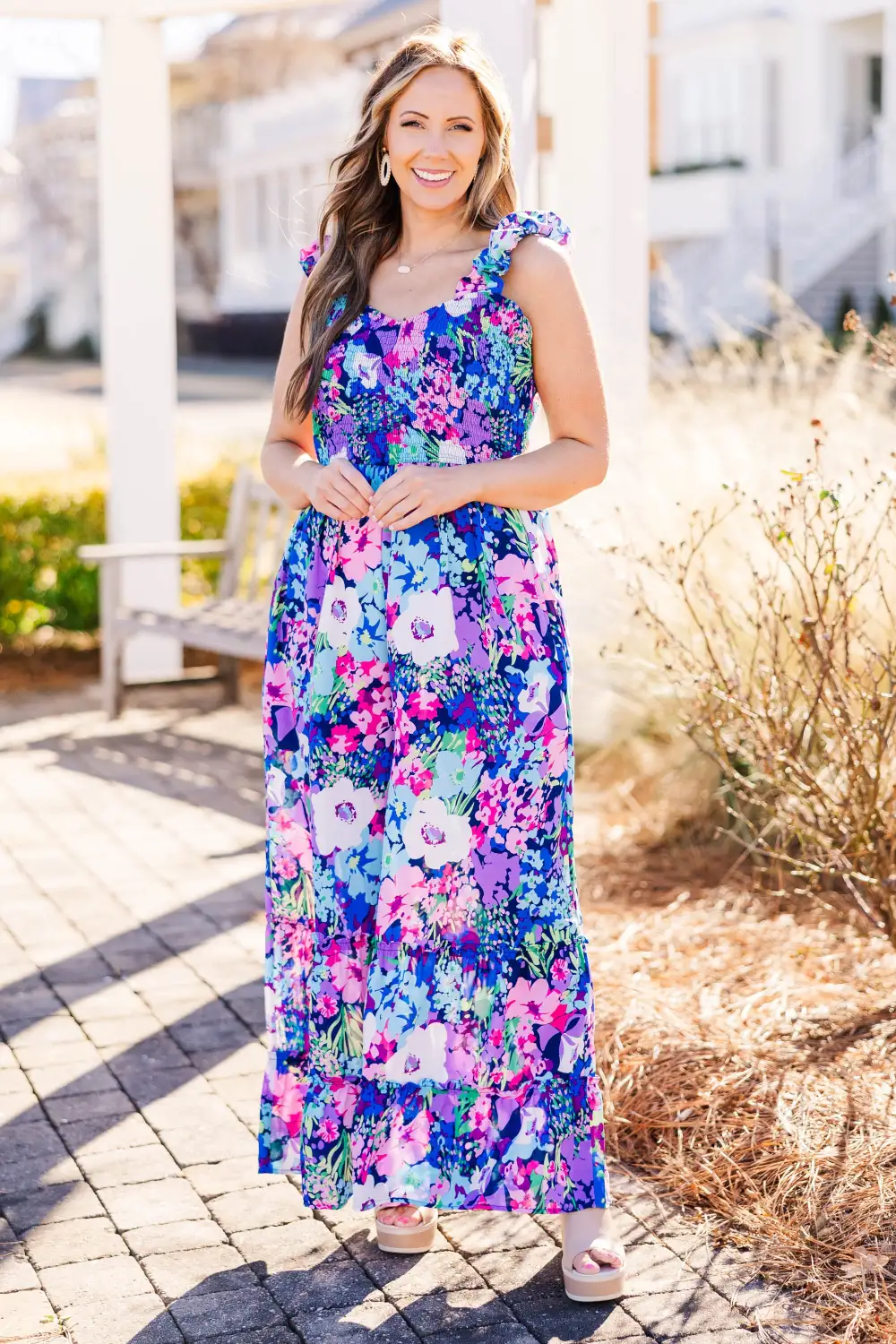 So Unpredictable Jumpsuit, Blue