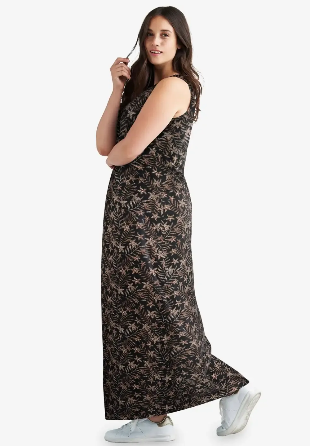 Sleeveless Knit Maxi Dress