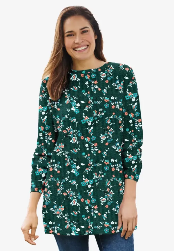 Waffle Thermal Sweatshirt