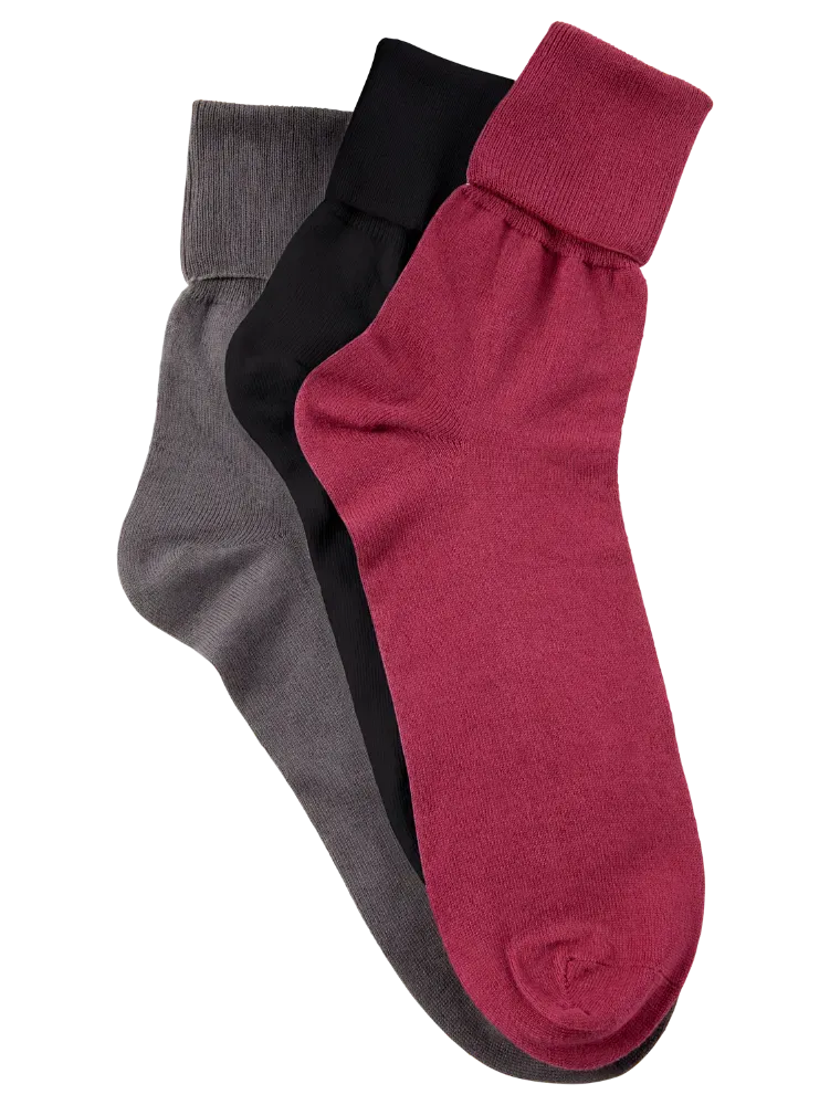 Buster Brown Ankle Socks, 3 Pairs
