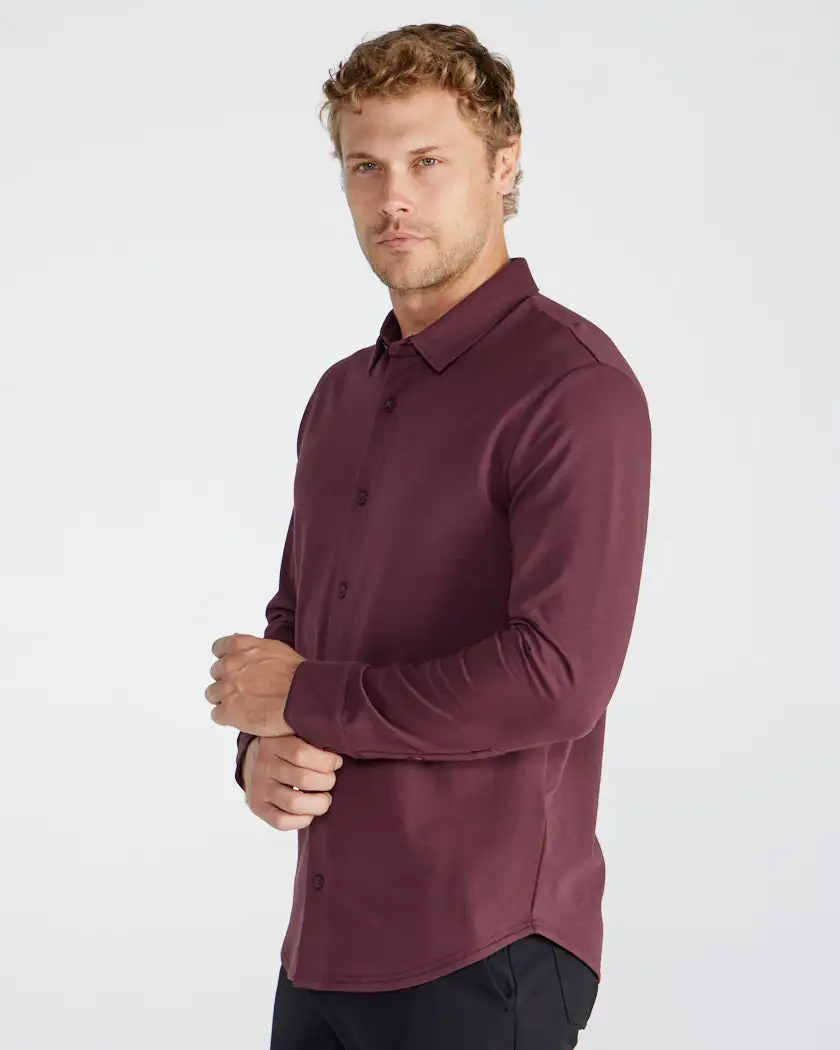 Lux Long Sleeve Button Down