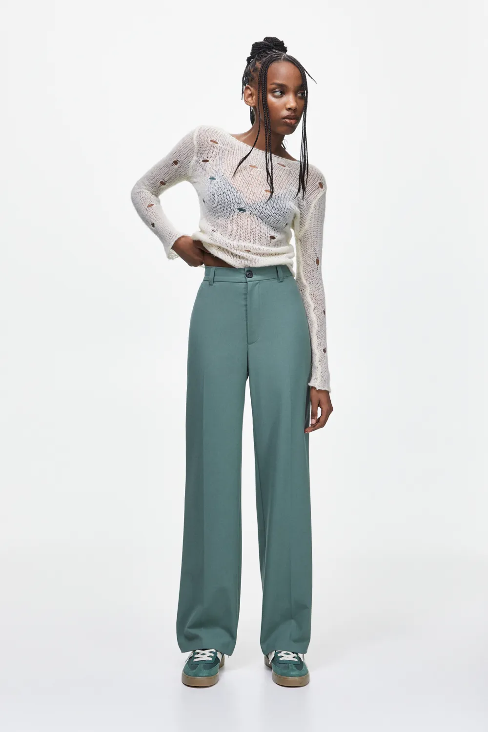 Pantalón de vestir recto