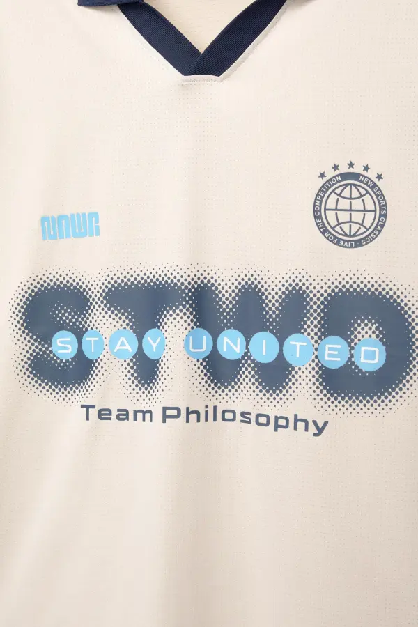 STWD polo collar T-shirt