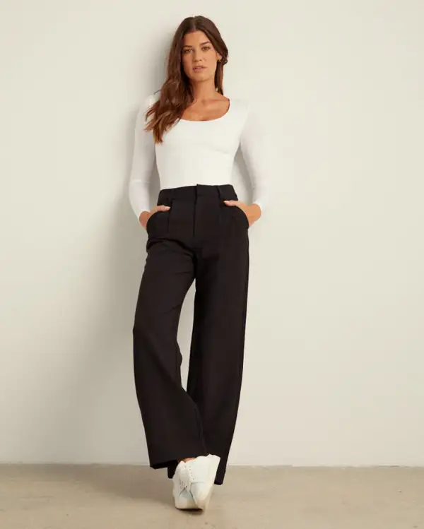 Midtown Wide-Leg Tailored Pant