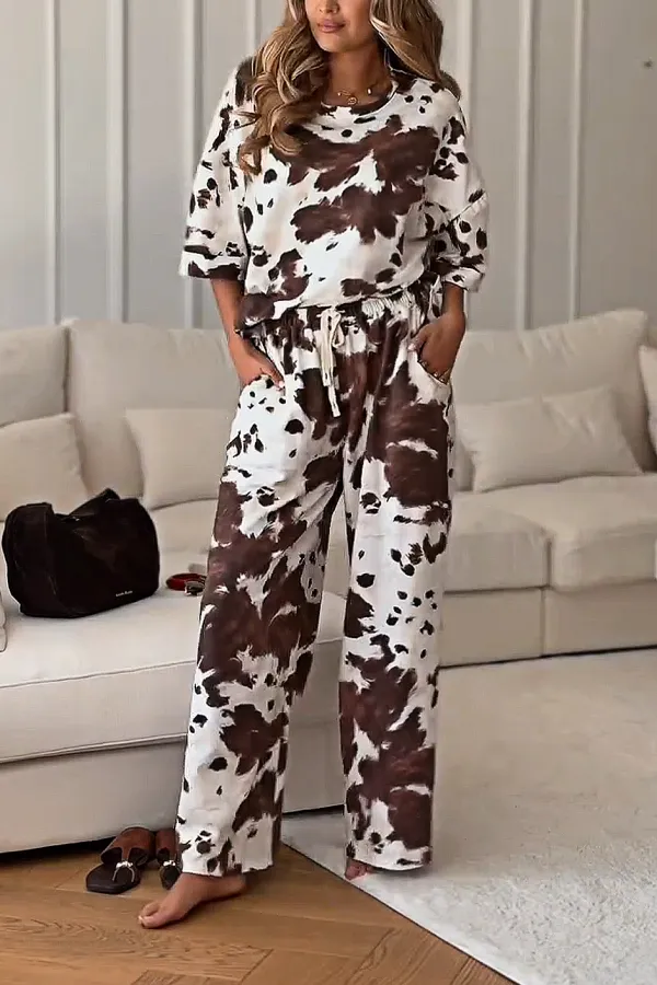 Women'S Gradient Leisure Suits And Dresses