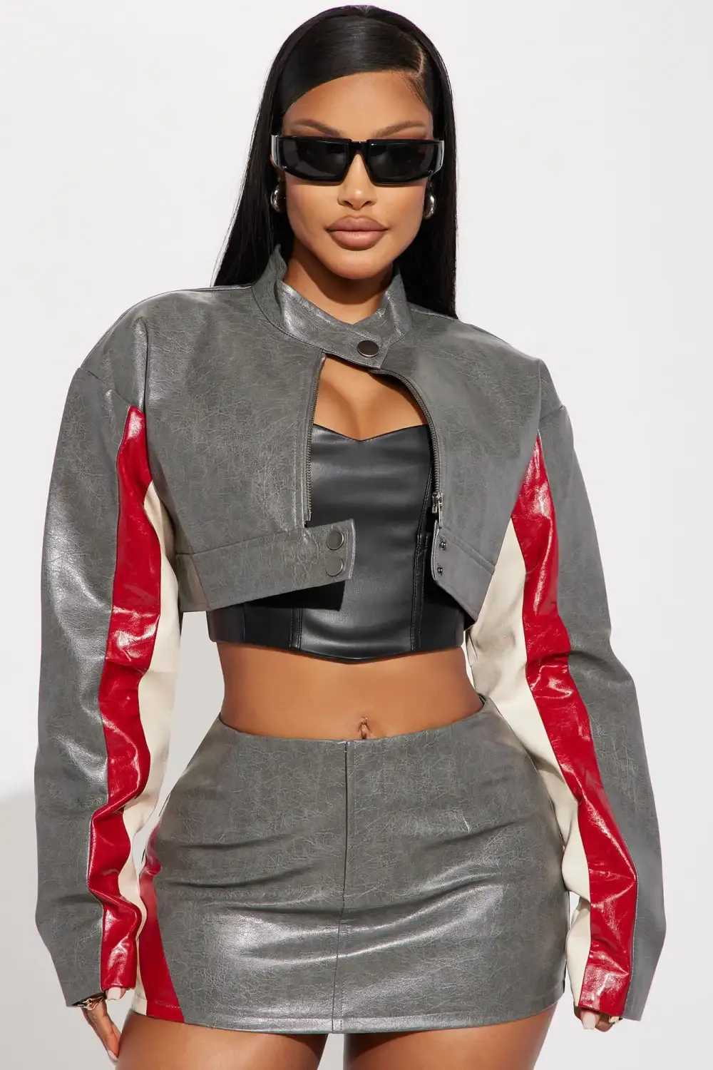 Paths Of Victory Moto Jacket - Grey