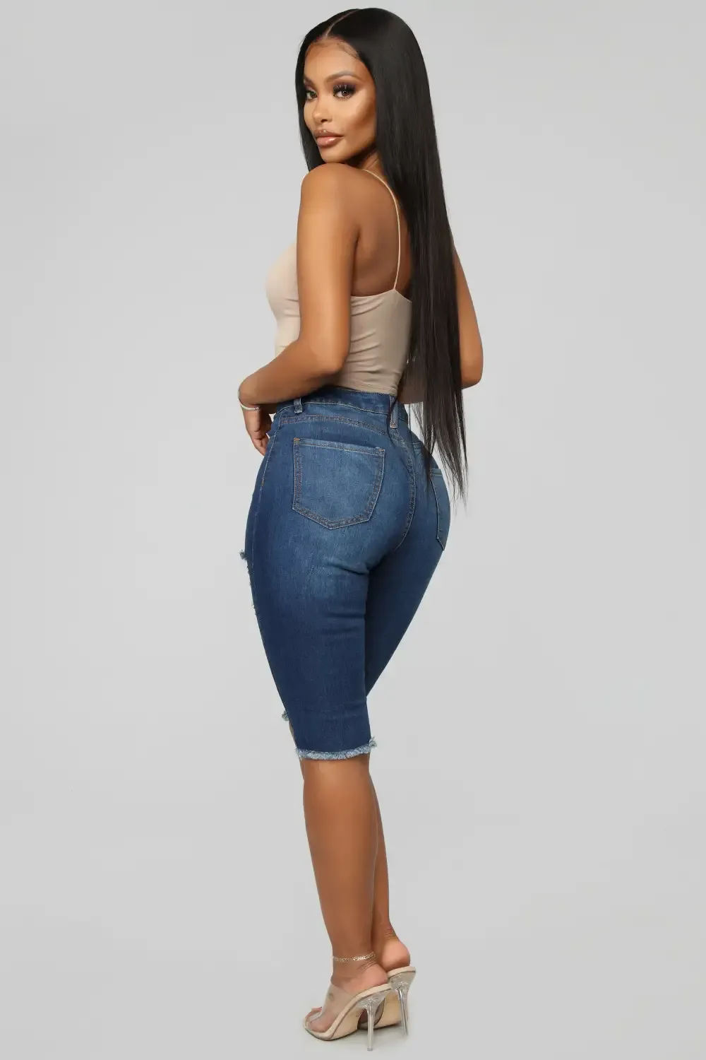 Lost At Sea Shorts - Dark Wash