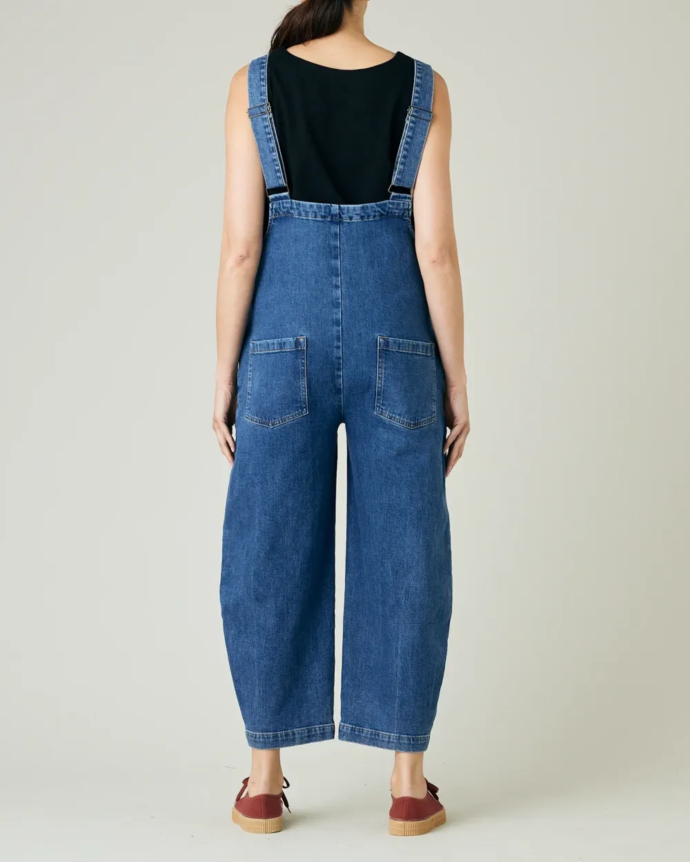 MID BLUE DENIM JUMPSUIT