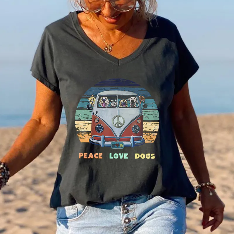 PEACE LOVE DOGS Graphic Tees