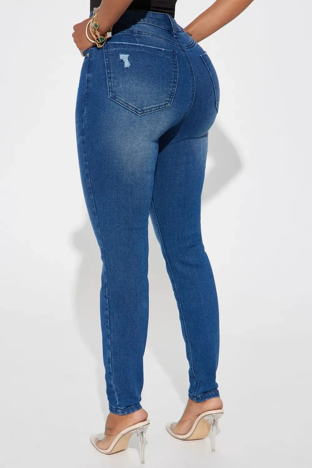 Kaya Stretch Curvy Skinny Jean - Dark Wash