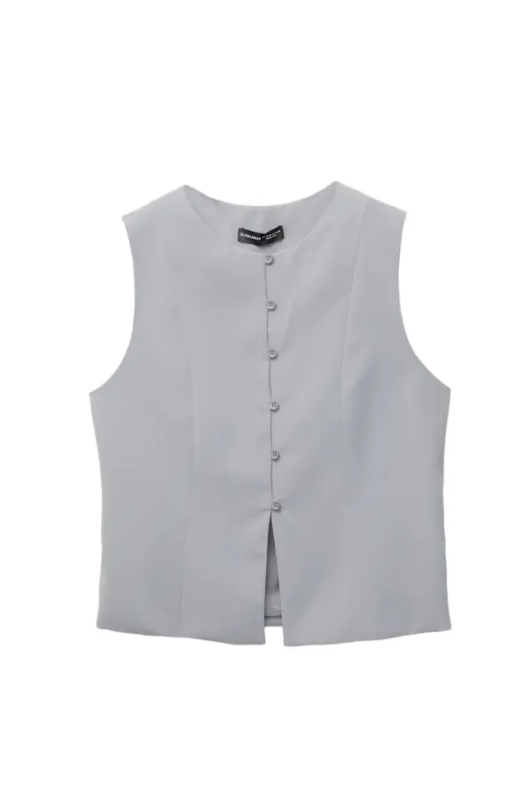 Crew neck vest