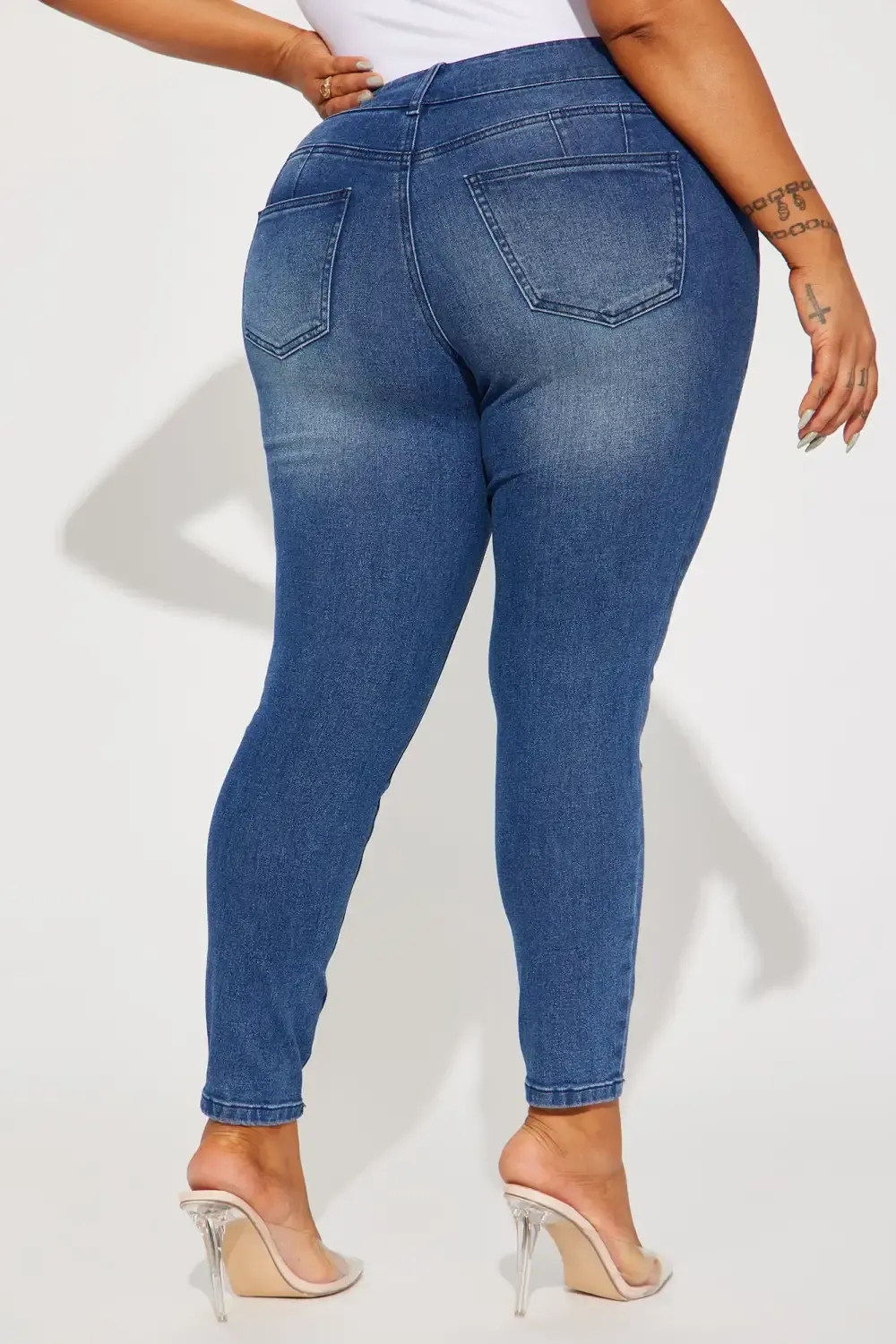 Hourglass Booty Lifter Stretch Skinny Jean - Dark Wash