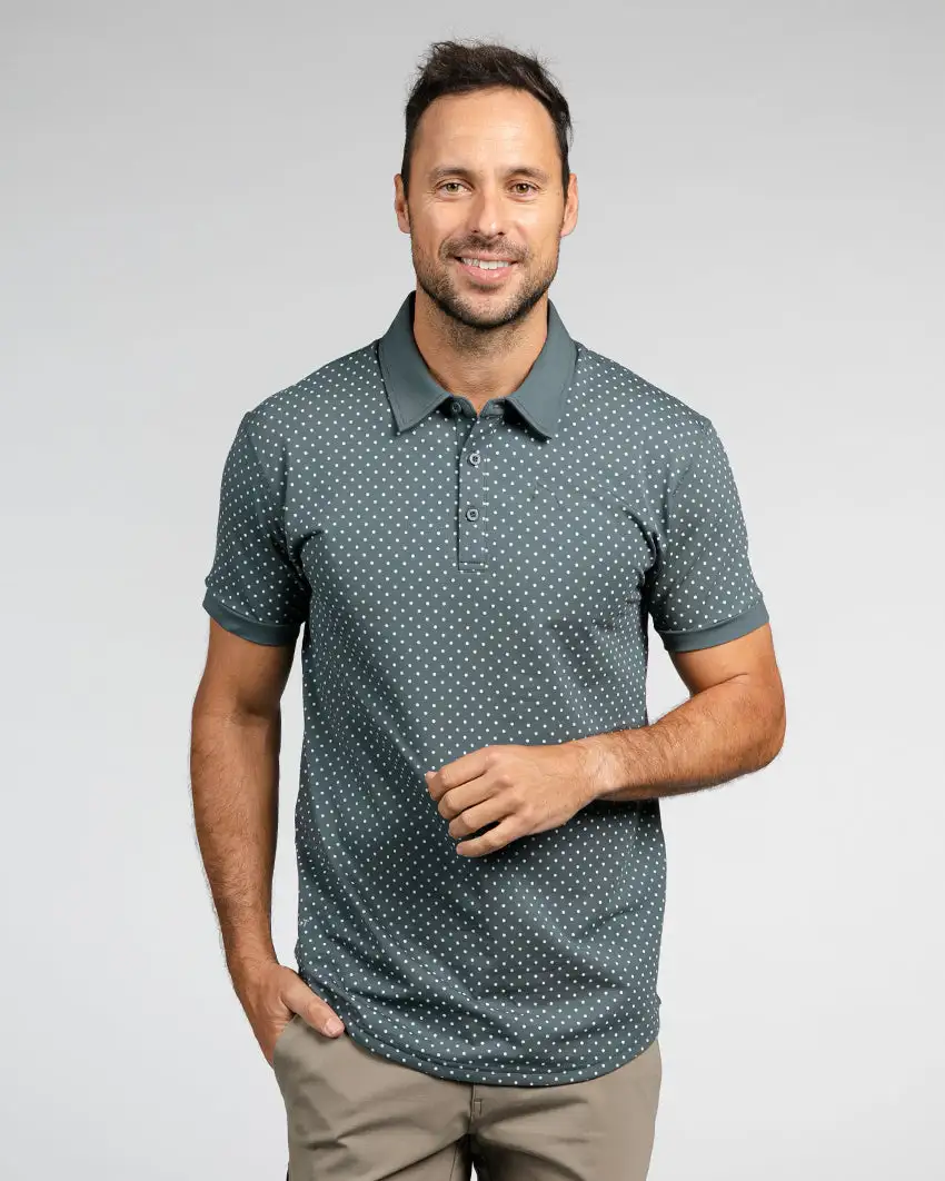 Drop-Cut: Lux Dotted Polo