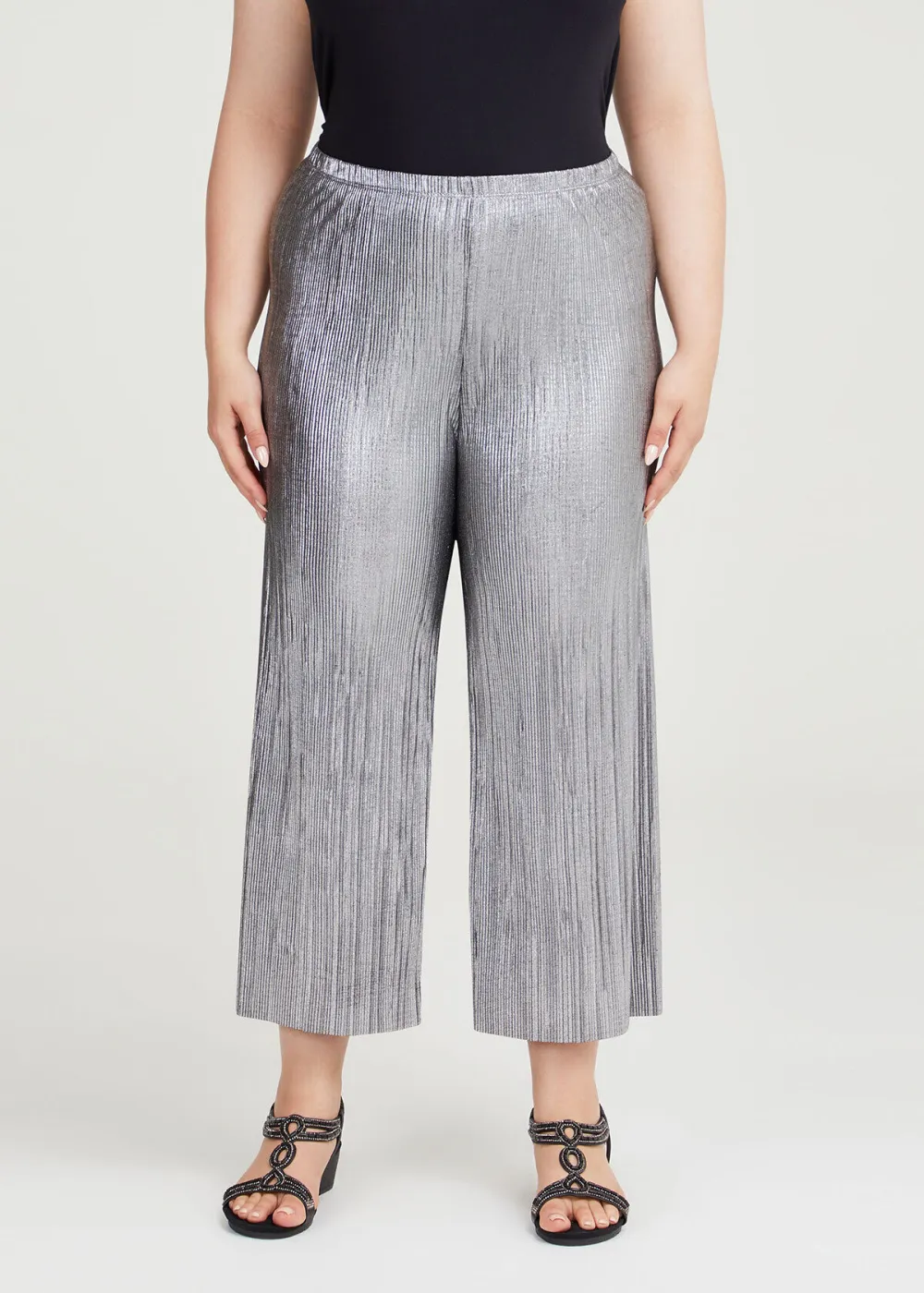 Daisy Pleat Culotte Pant