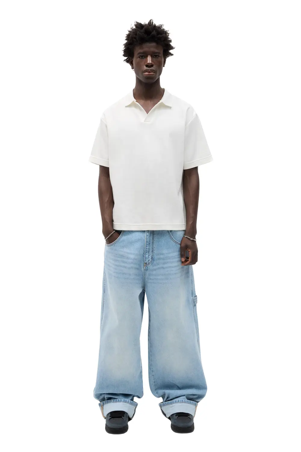 Short sleeve polo shirt