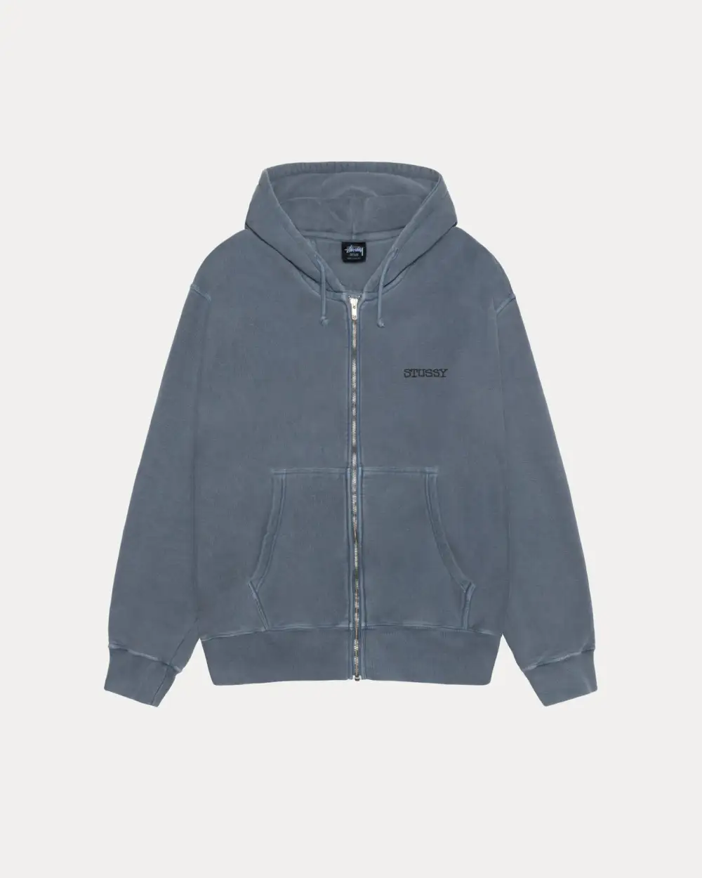 JUMBO ZIP HOODIE PIGMENT DYED