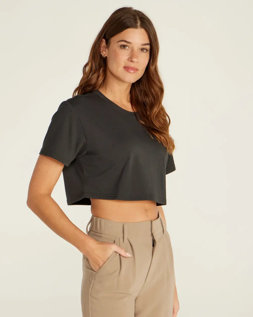 Drift Relaxed Cropped Crew