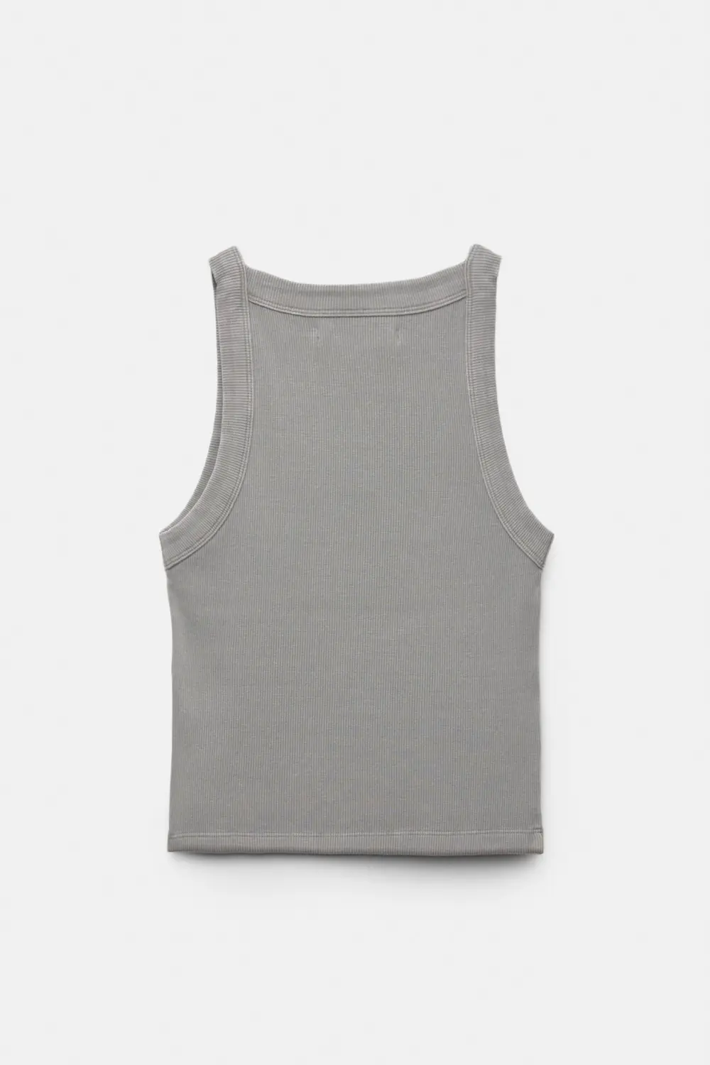 Halter neck tank top with trims