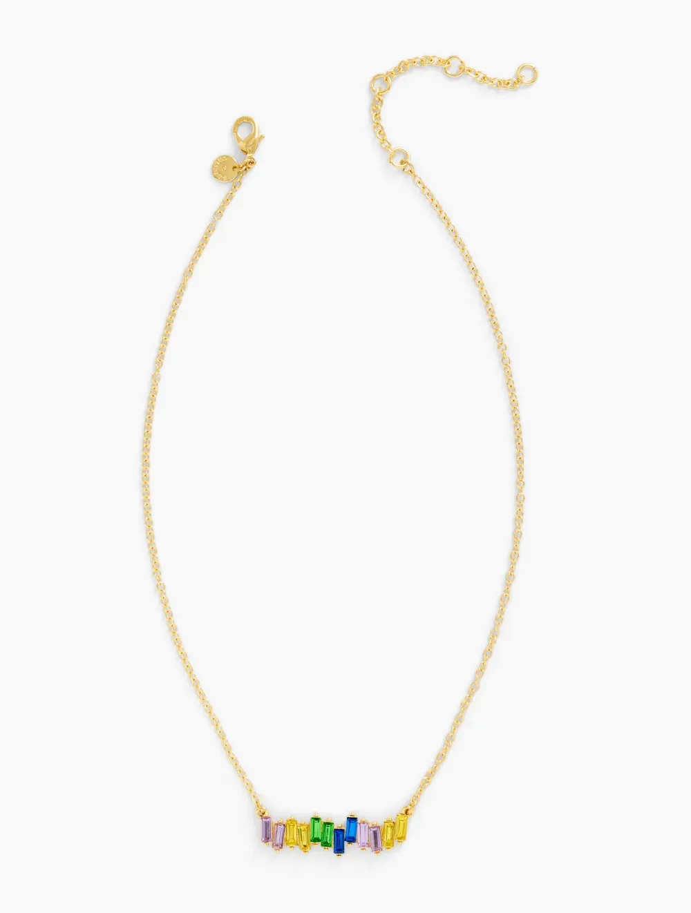 Baguette Pendant Necklace