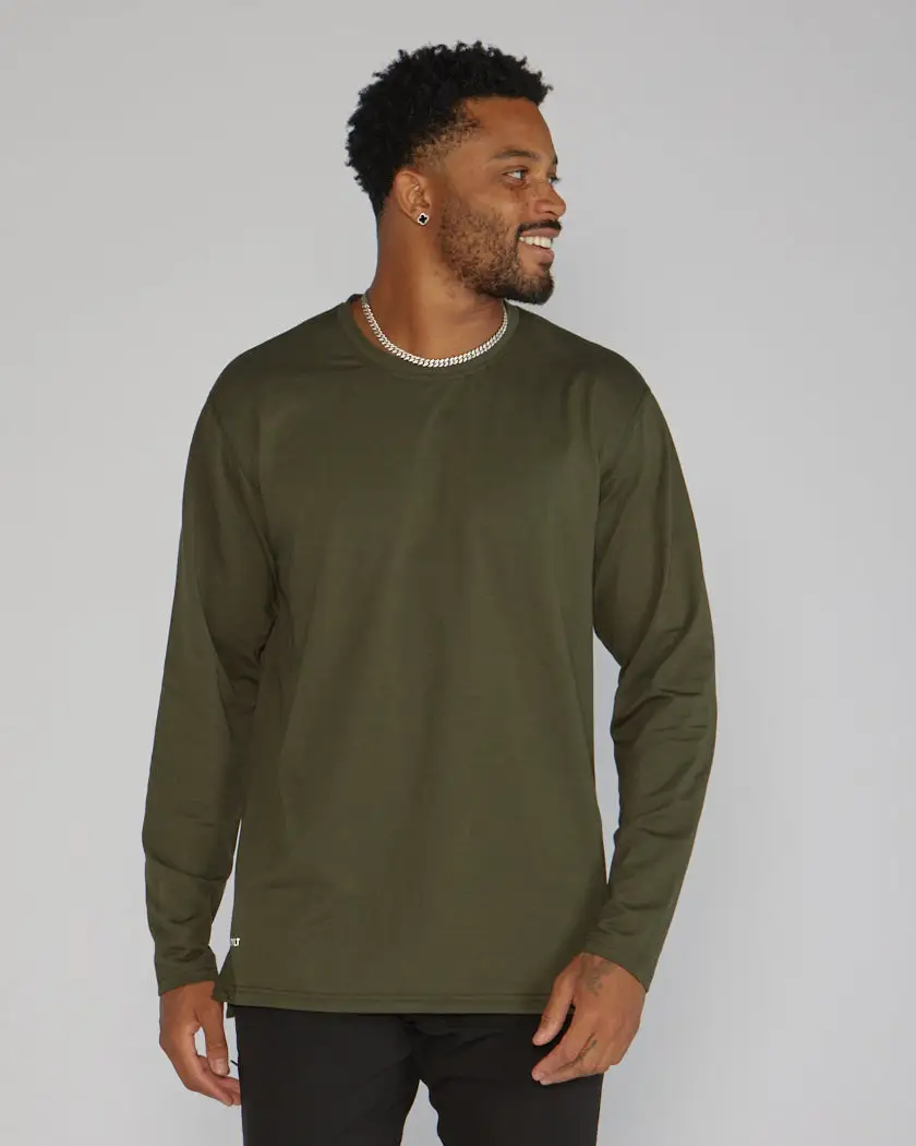 Long Sleeve: Bylt Signature Split Hem