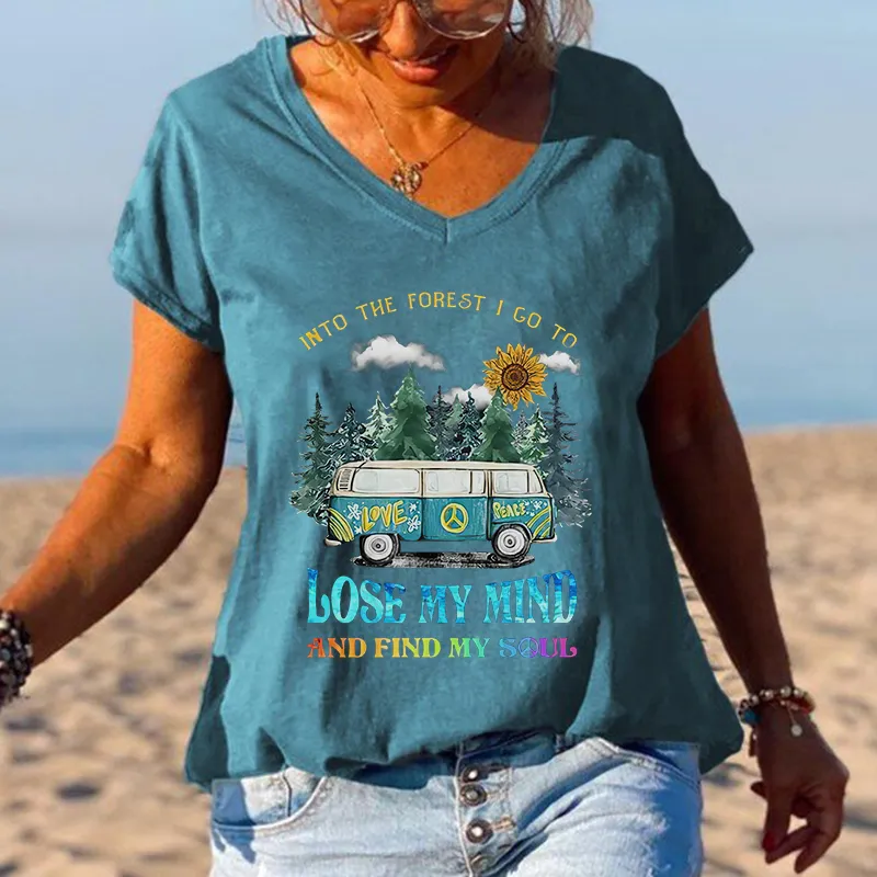 Lose My Mind And Find My Soul Women Old Hippie T-shirt