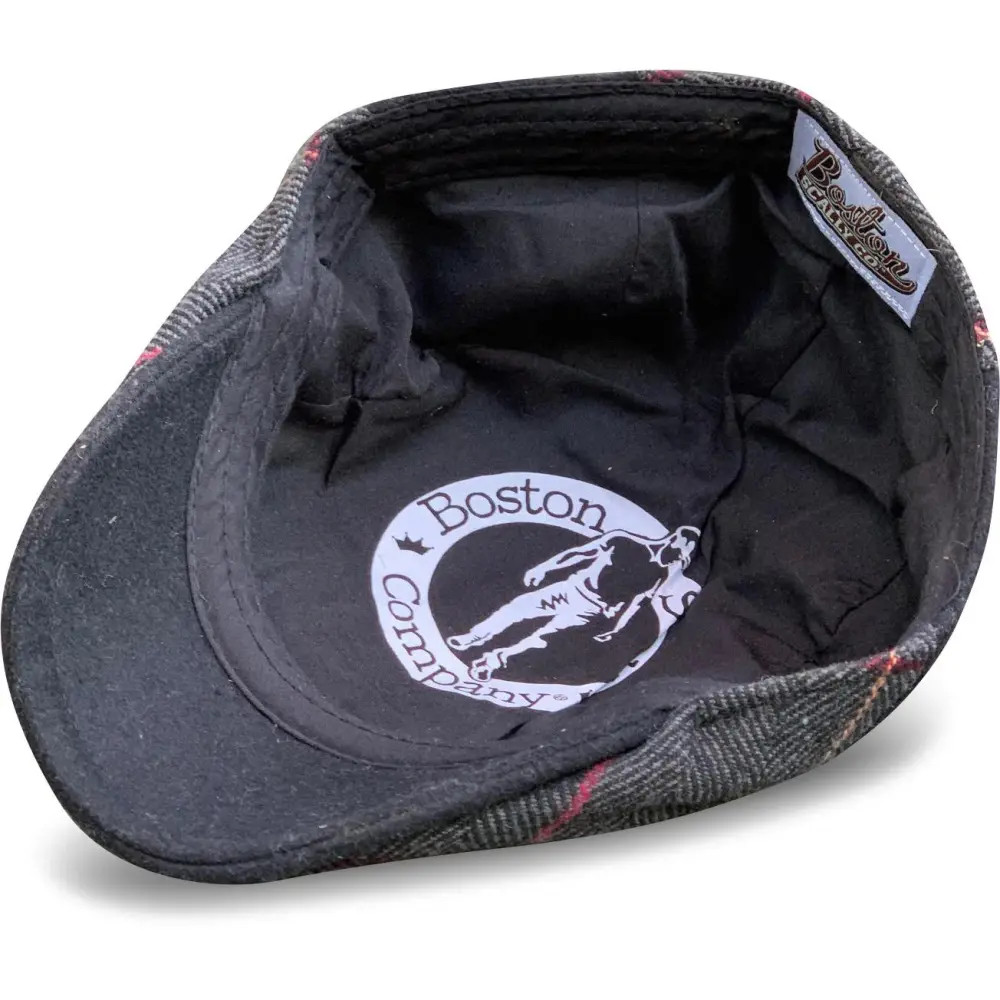 The Whiskey Boston Scally Cap - Smoke & Rye Plaid