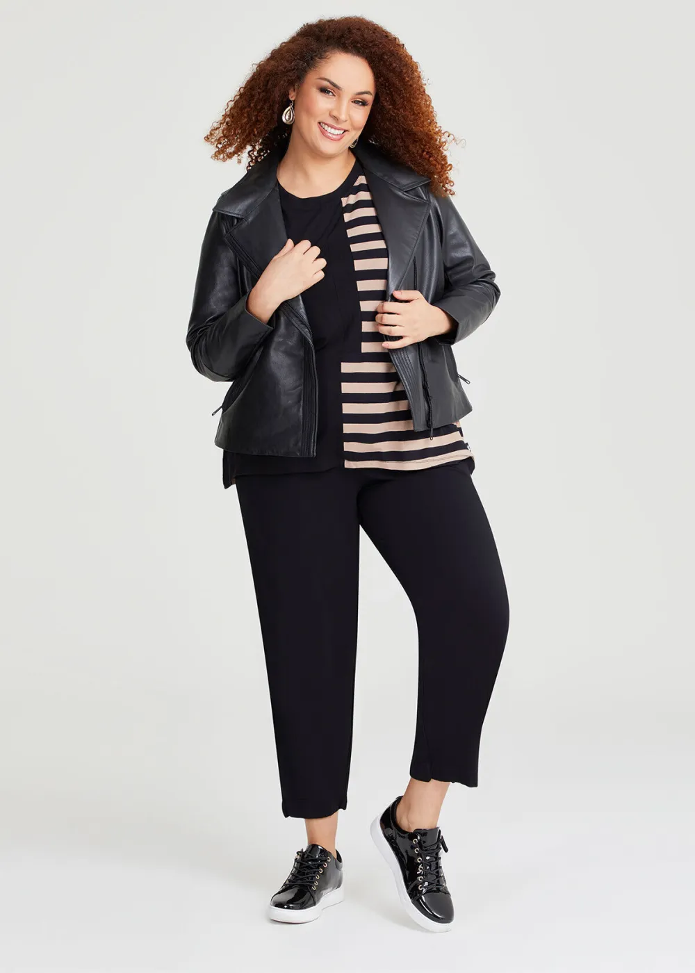 Natural Neutral Stripe Top