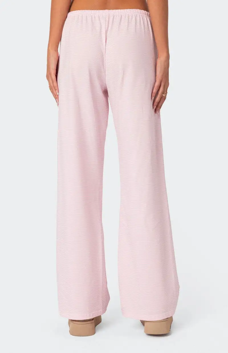 Edikted Olivia Striped Loose Fit Pants