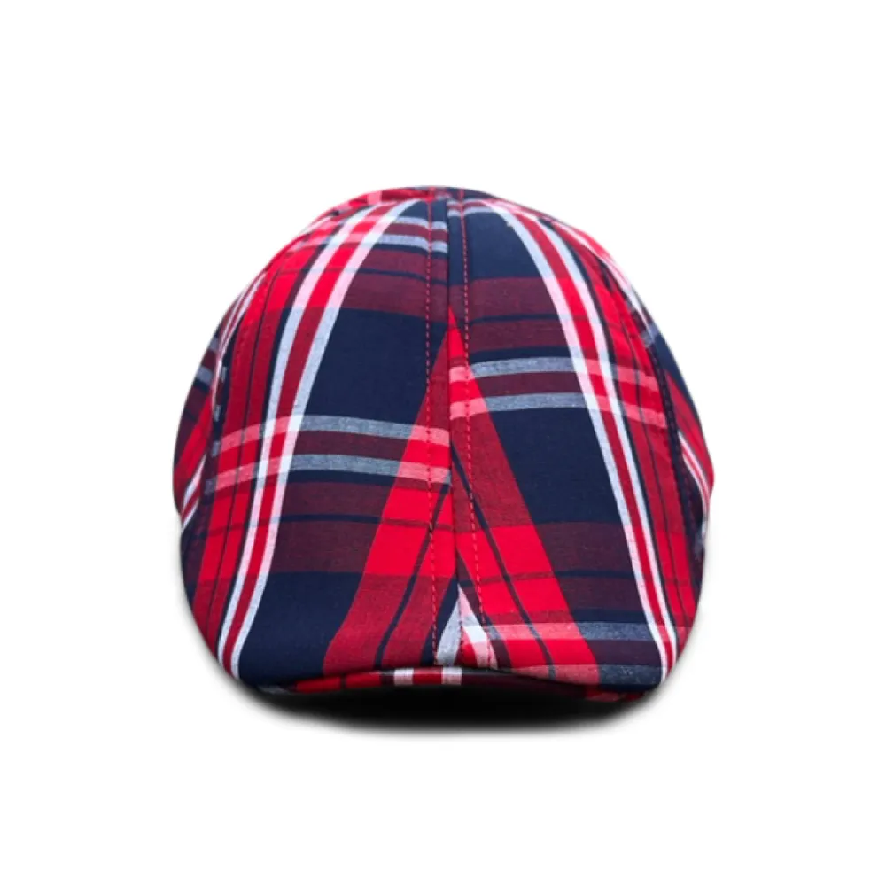 The Liberty Plaid Trainer Boston Scally Cap - Plaid