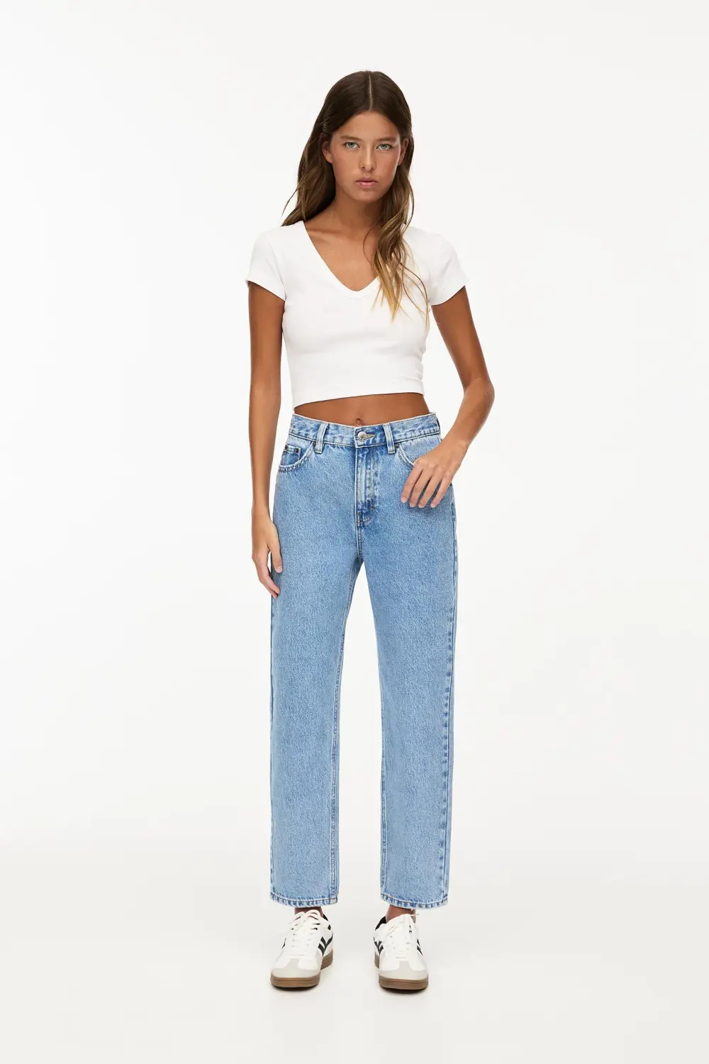 Jeans mom básicos