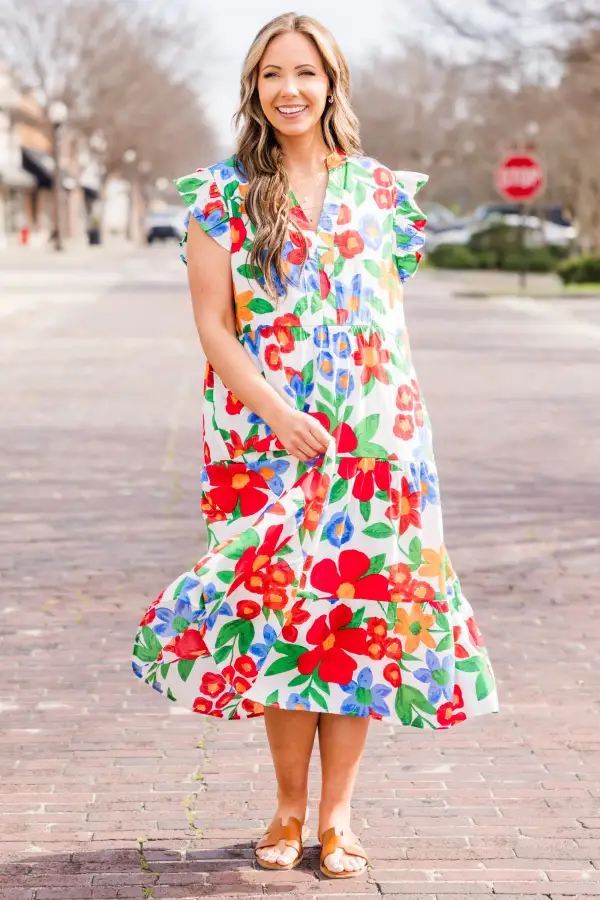 Take Me To Mexico Dress, White