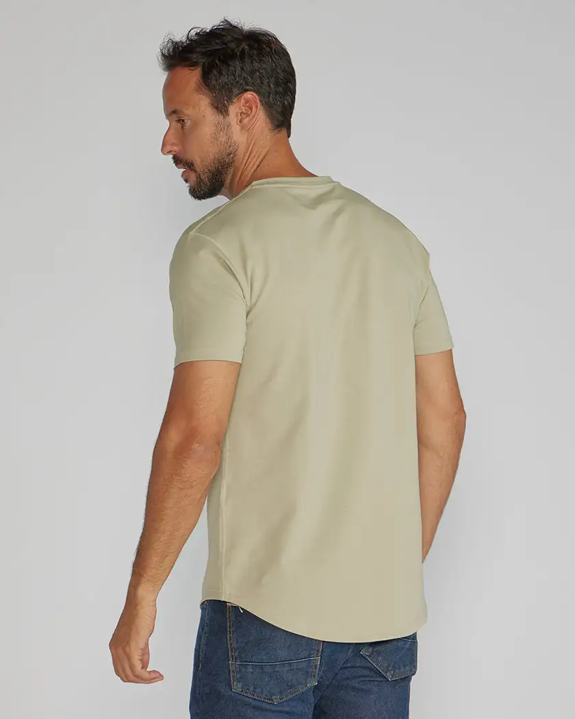 Drop-Cut V-Neck: Lux