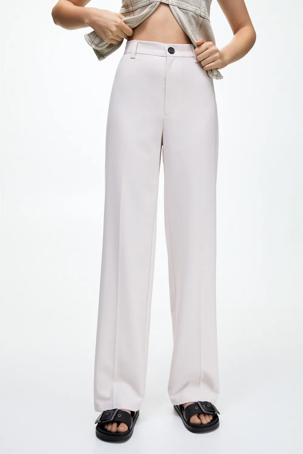 Pantalón de vestir recto