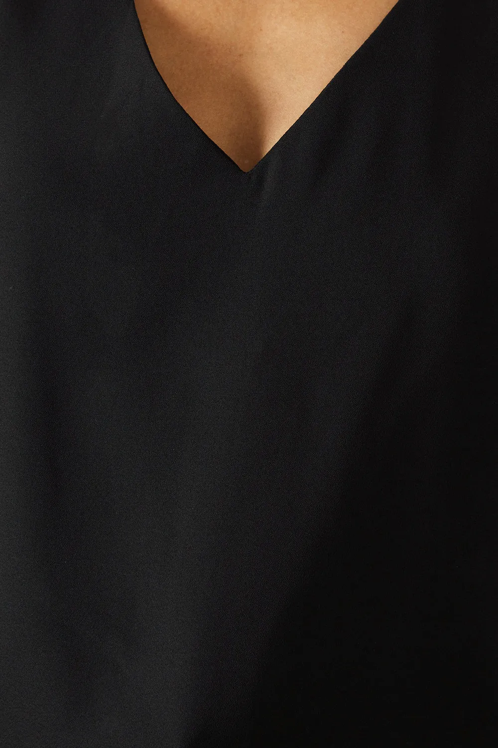 Georgette Fabric All-Match V-Neck Ladies Vest