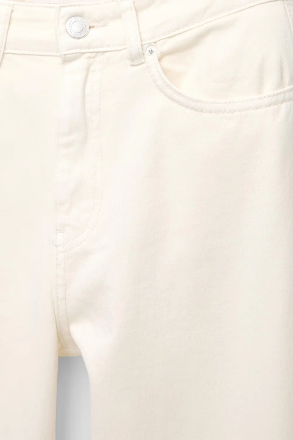 Jeans baggy rectos vuelta bajo