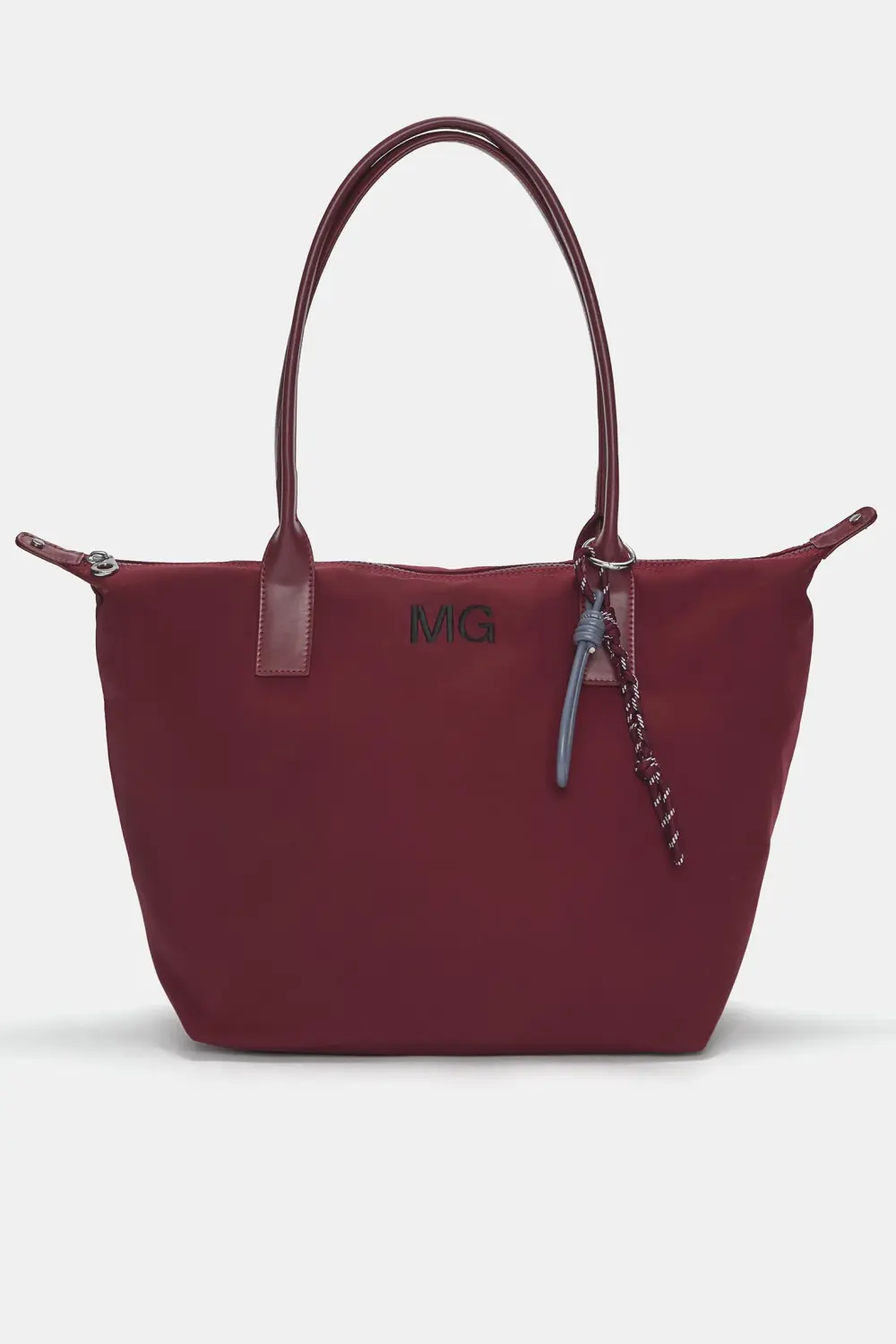 Bolso shopper nylon adorno