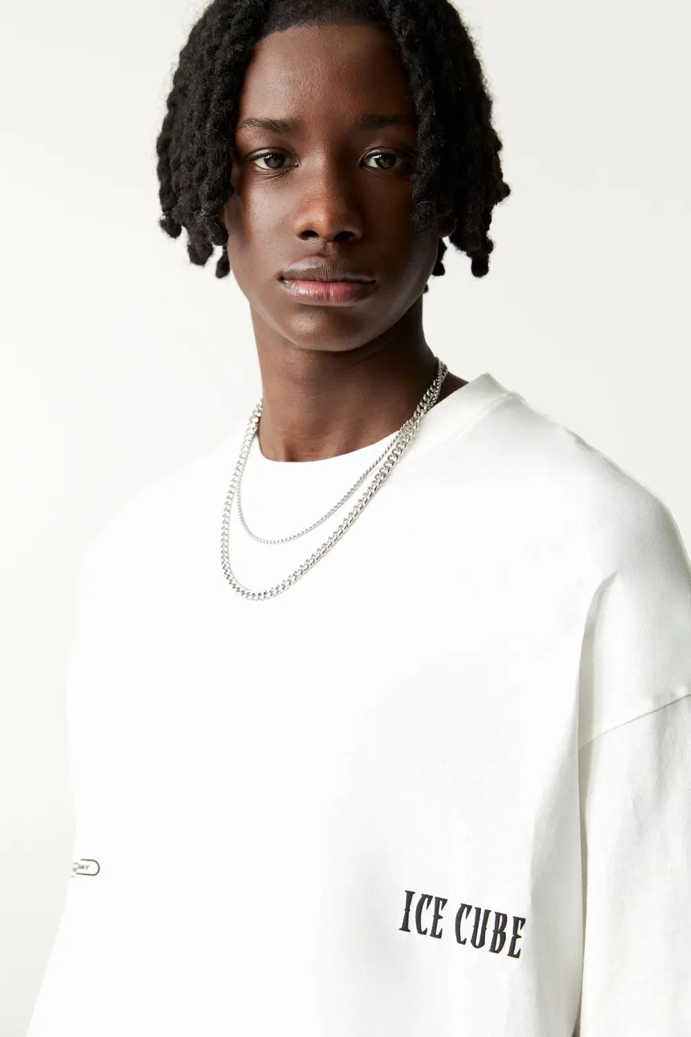 “Ice Cube” white T-shirt