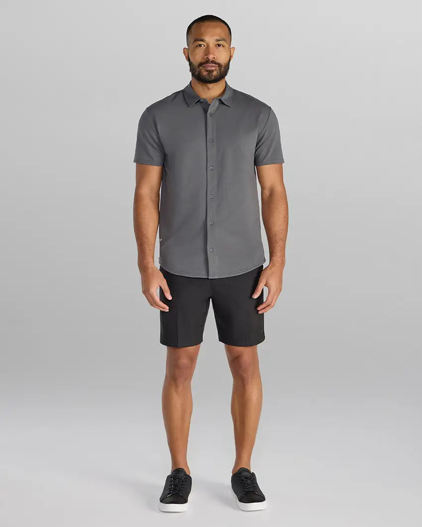 Lux Short Sleeve Button Down