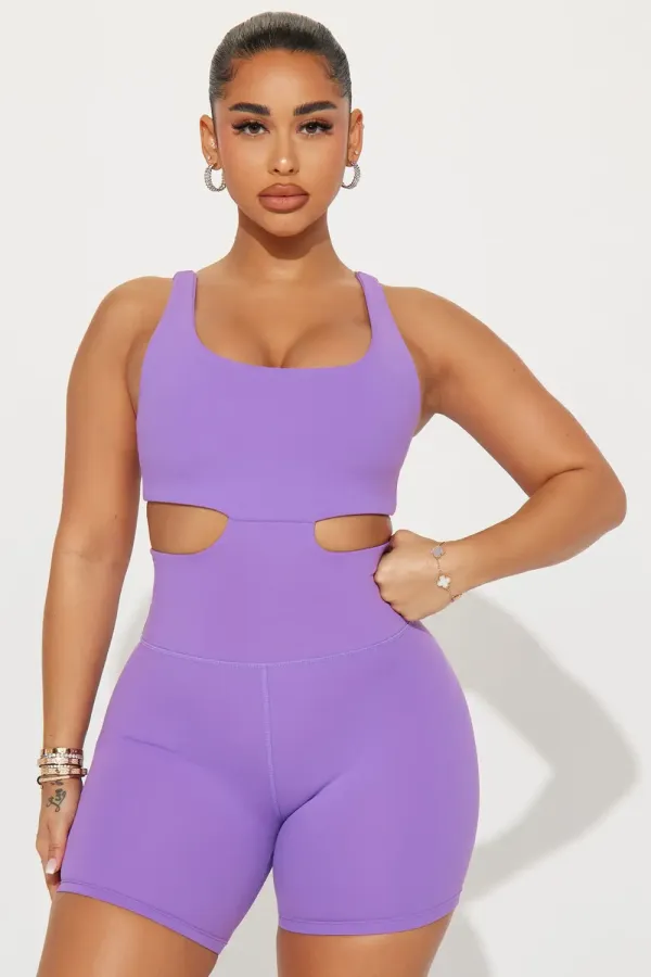 Rotation Super Soft Active Romper - Lavender