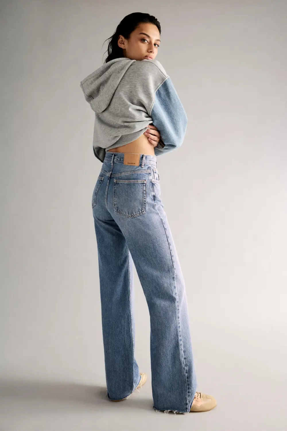 Jeans rectos tiro alto