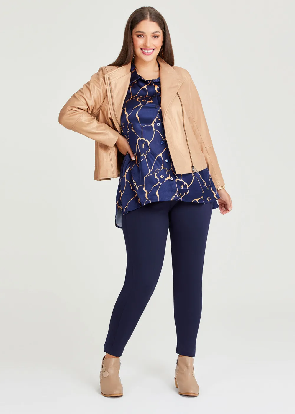 Satin Bloom Shirt