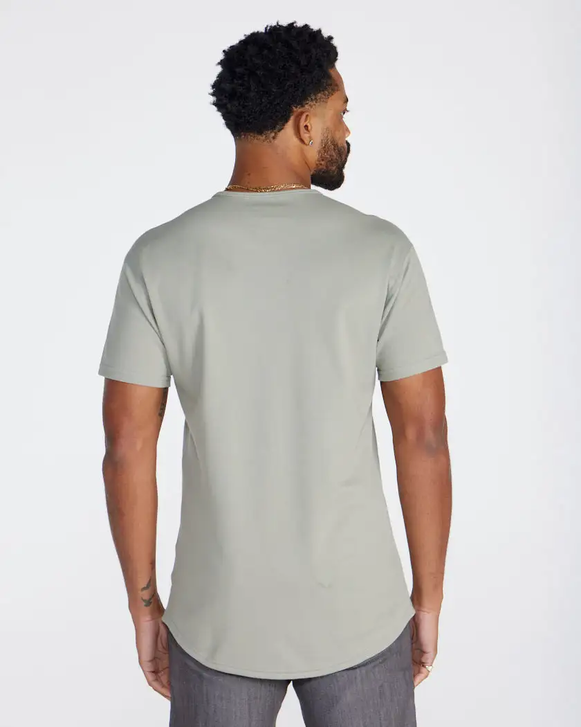Bayside Short Sleeve Drop-Cut