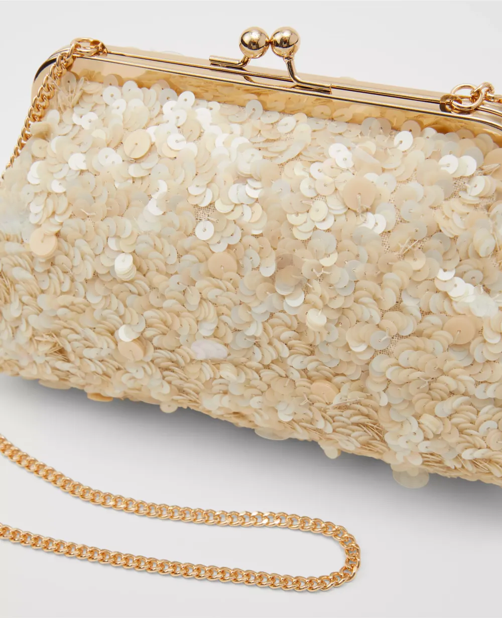 Studio Collection Sequin Clutch Bag