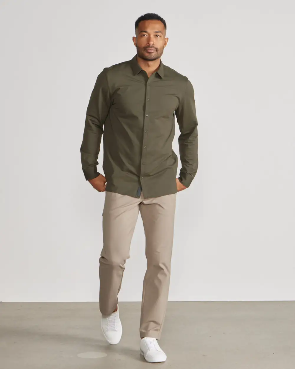 Vista Stretch Long Sleeve Button Down