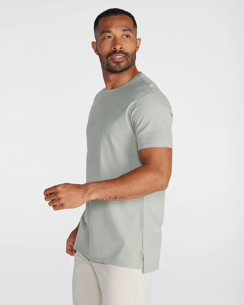 Limitless Short Sleeve Split Hem