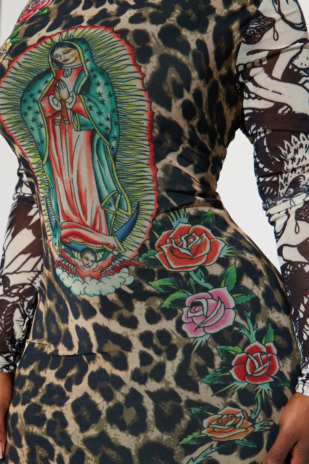 Ed Hardy Leopard Mini Dress - Leopard