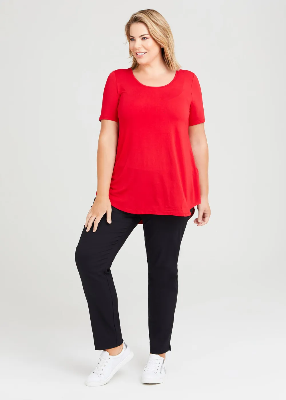 Bamboo Base Short Sleeve Top
